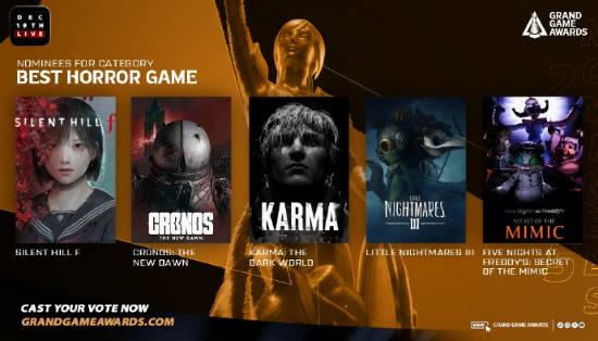国产之光！《黑暗世界：因与果》获GGA最佳恐怖游戏提名！