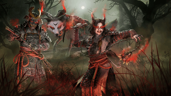 《刺客信条：影》幽冥之影套装展示